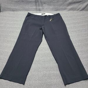 Lane Bryant Straight Leg Pants Black Size 22 Average High Rise Stretch Office